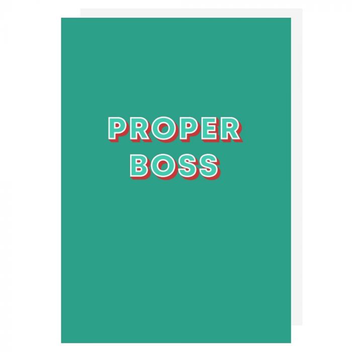 Proper Boss Card