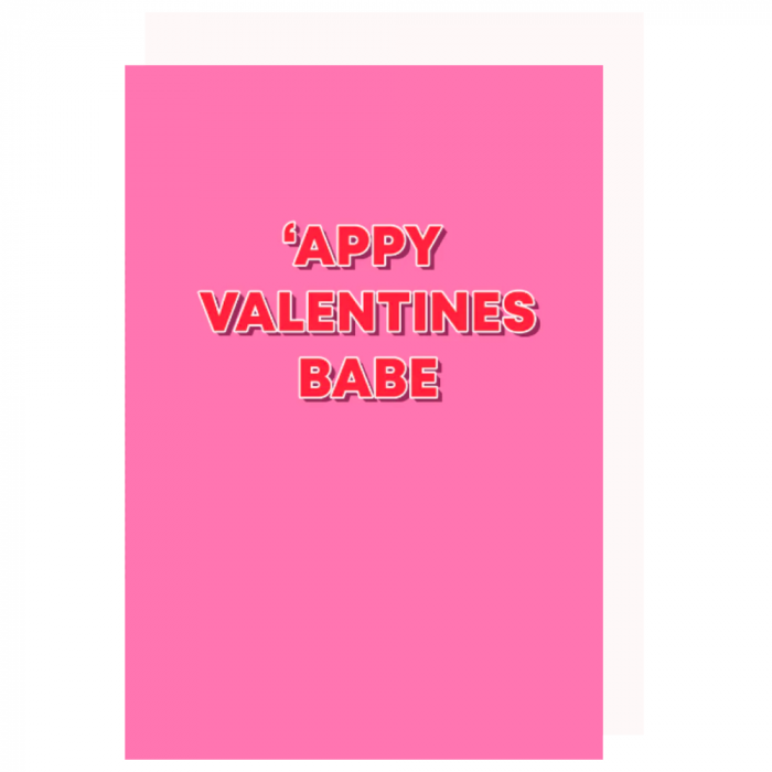 Appy Valentines Babe Card