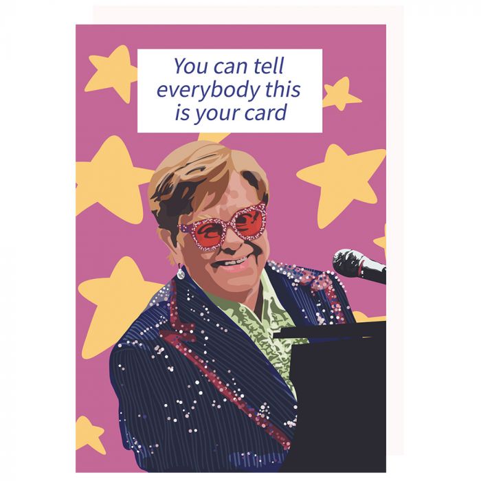 Elton John Card