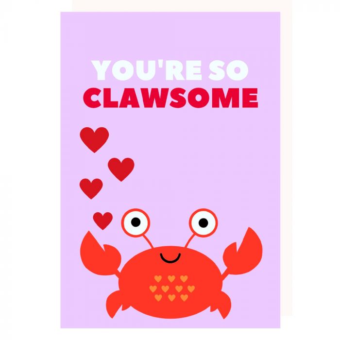 Clawsome Valentines Card
