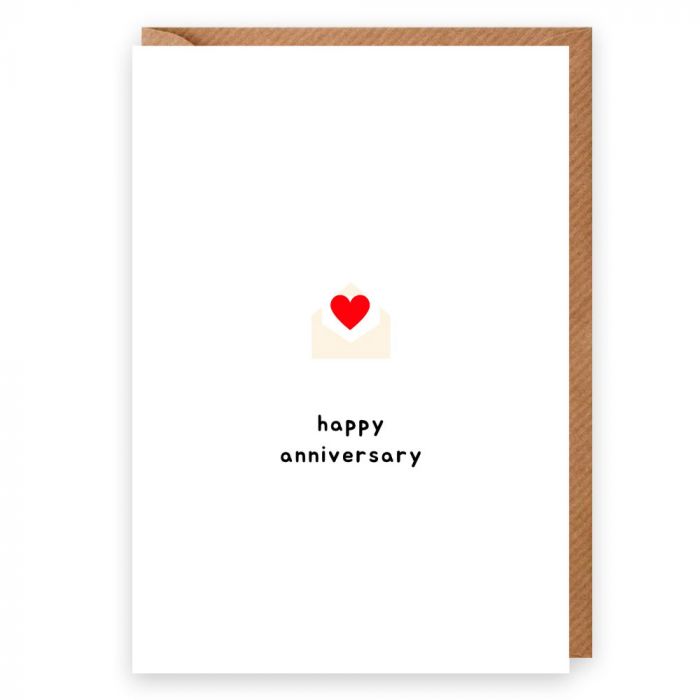 Happy Anniversary Letter Card