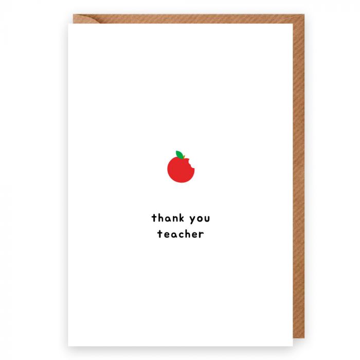 Thank You Teacher Apple Card