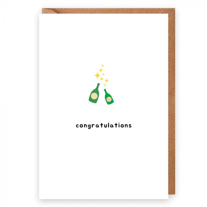 Congratulations Bottles Card