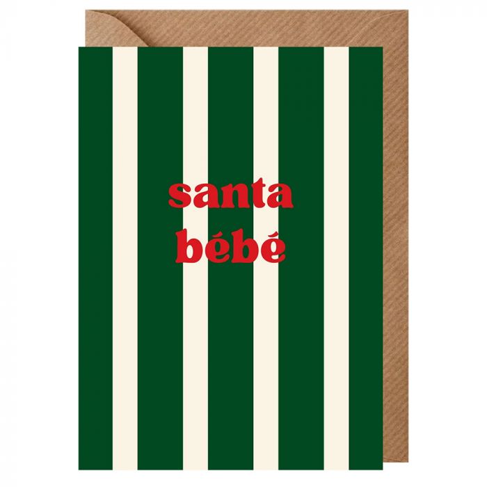 Santa Bebe Christmas Card