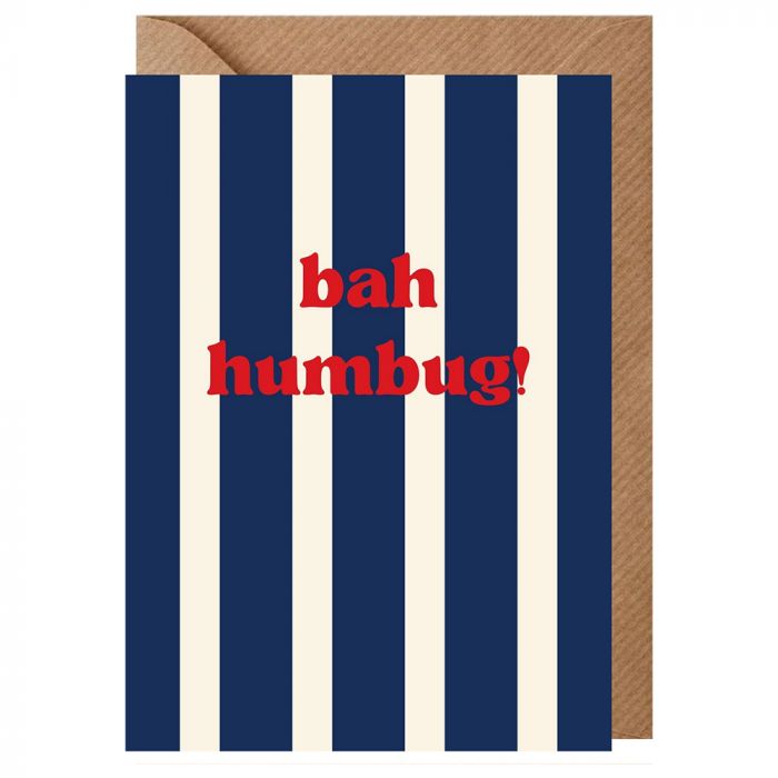 Bah Humbug Christmas Card