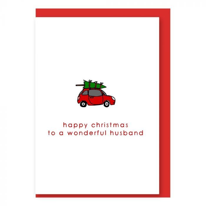 Wonderful Husband Christmas Card