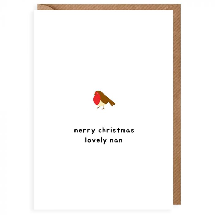 Lovely Nan Christmas Card