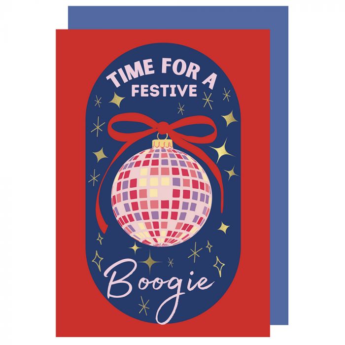 Festive Boogie Christmas Card