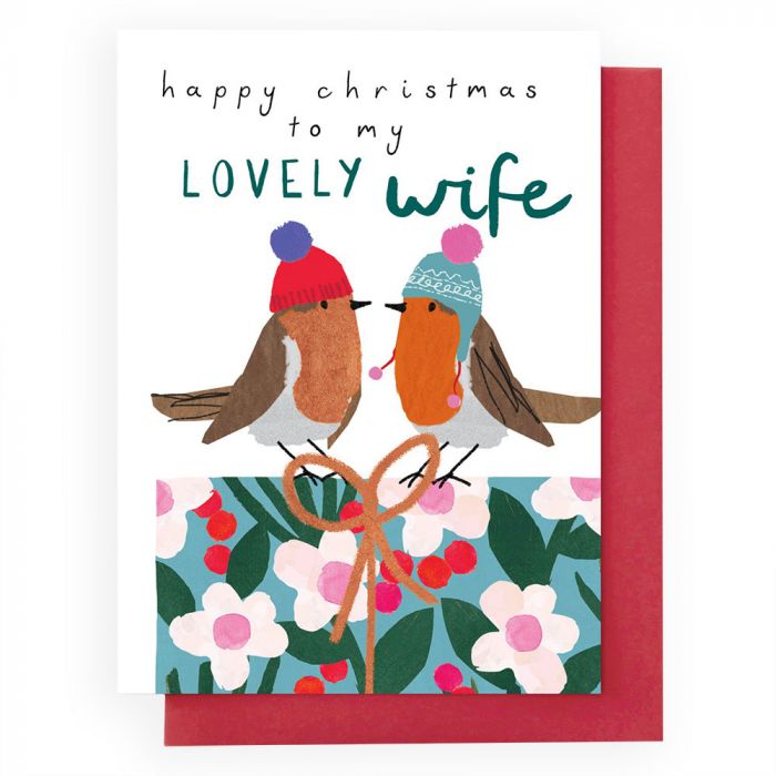 Lovely Wife Christmas Card