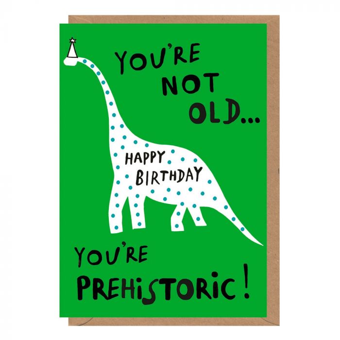 Prehistoric Birthday Card