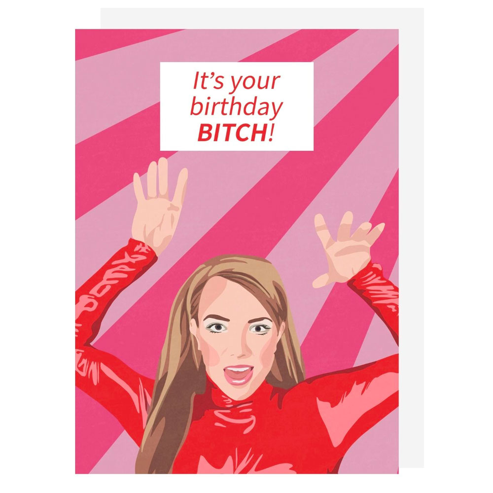 Britney Spears Birthday Bitch Card | Utility Gift UK