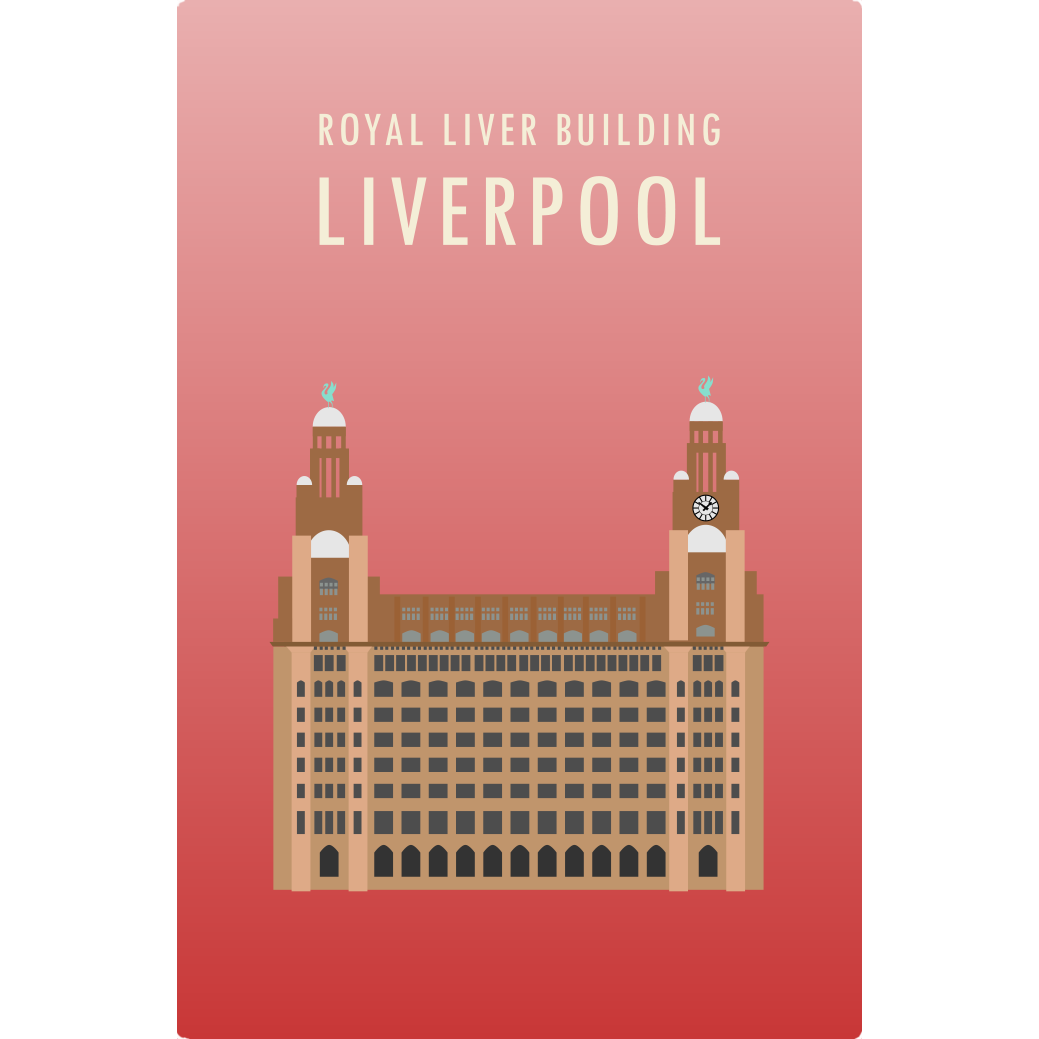 Royal Liver Building Fridge Magnet - Utility Gift