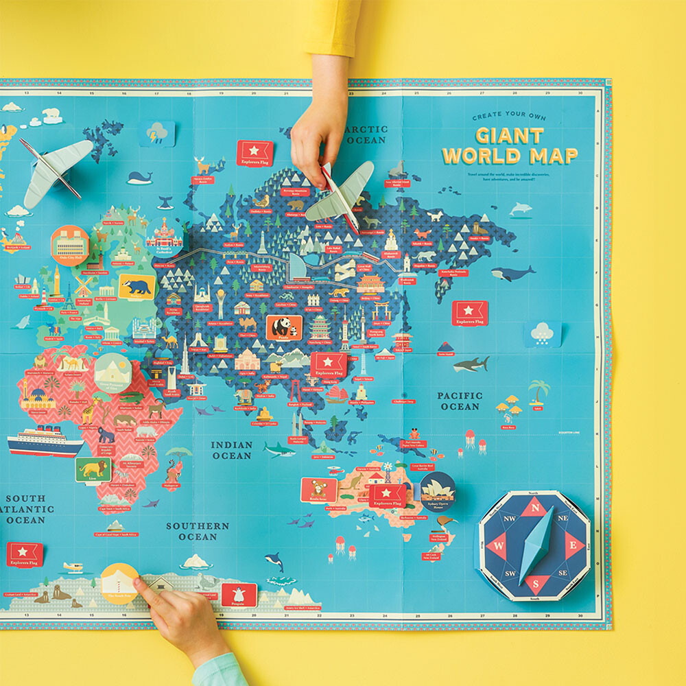 Great Big World Map Utility Gift UK