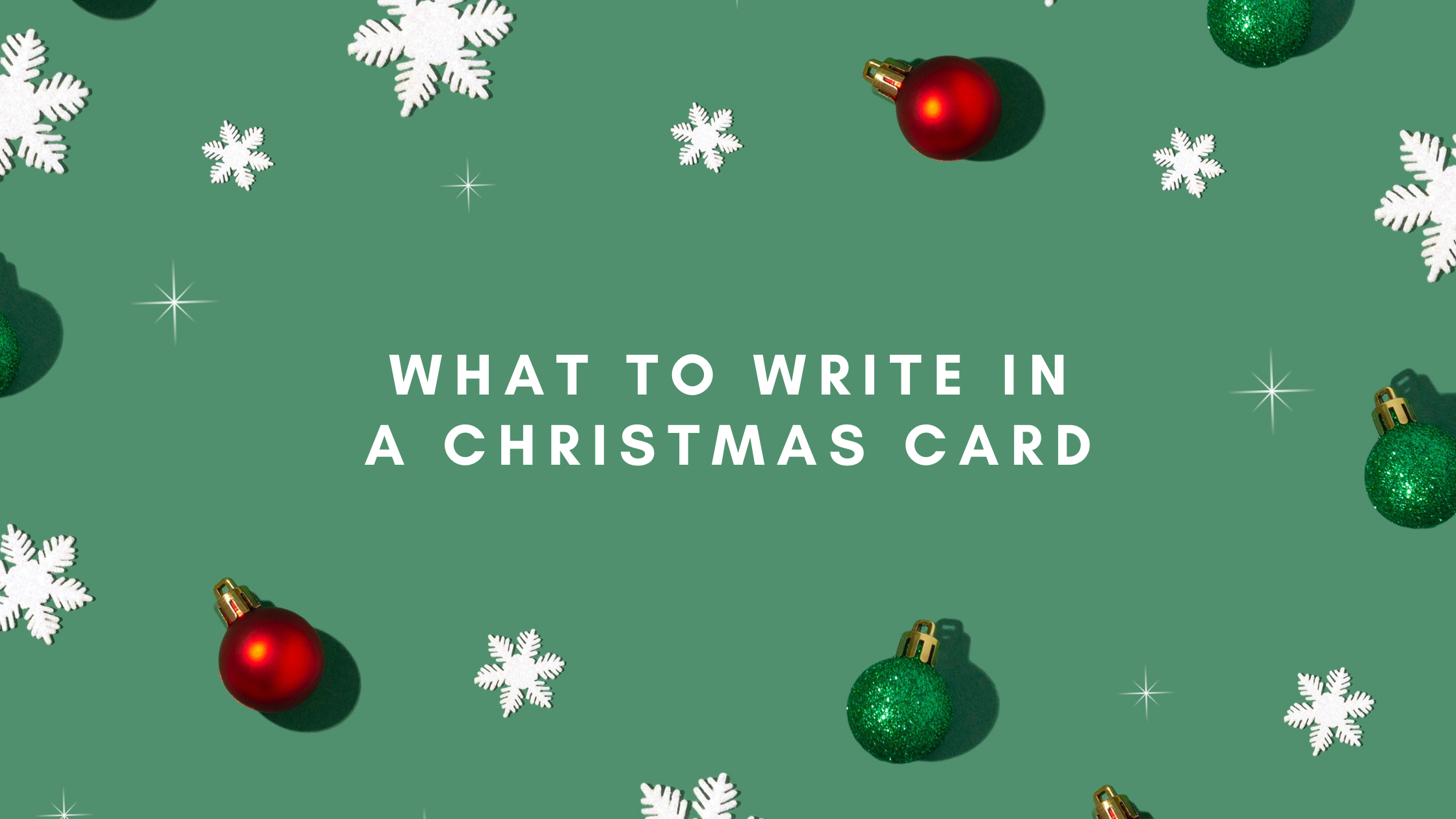 What To Write In A Christmas Card - Utility Gift Blog