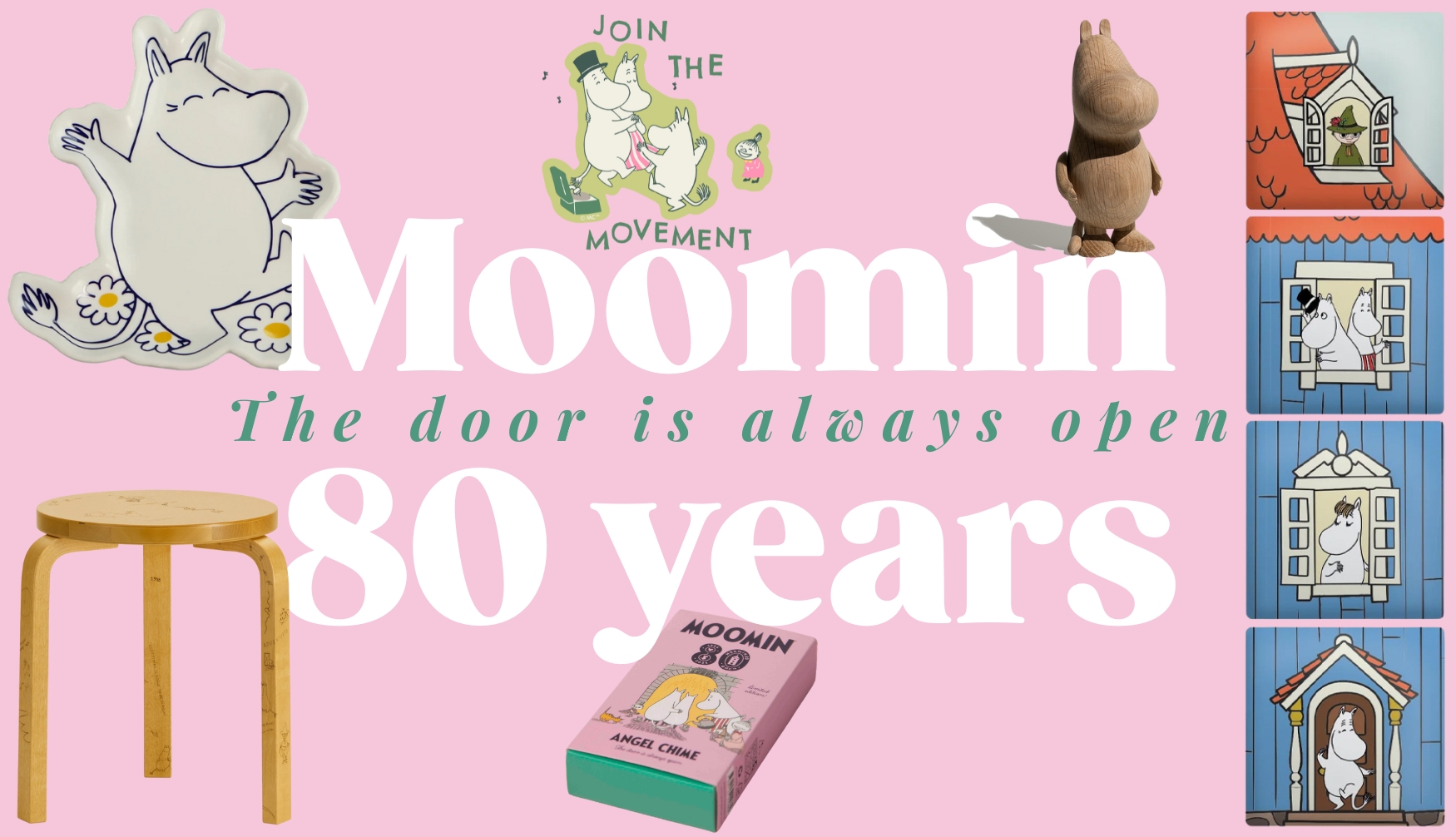 What is The Moomins' 80th Anniversary all about?