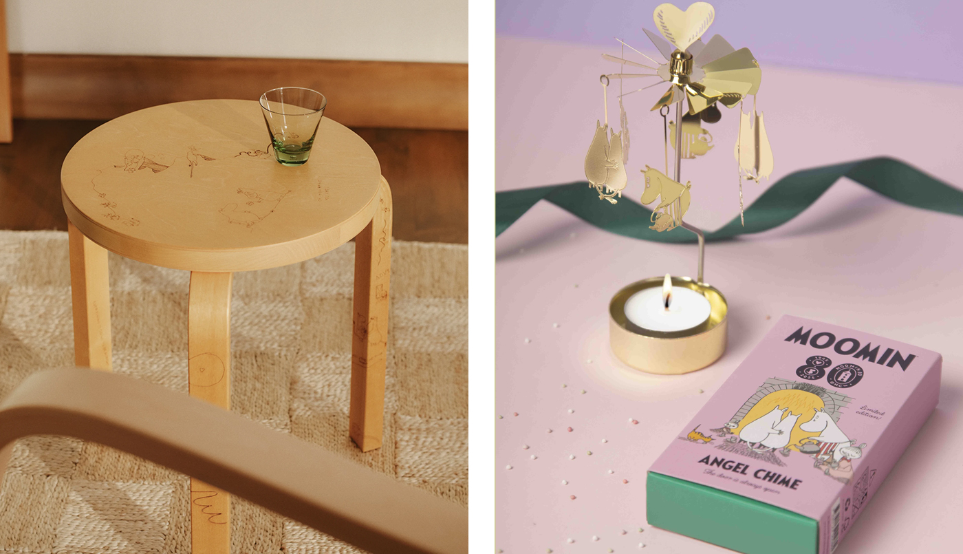 moomin moomins moominhouse snufkin 80 years anniversary artek pluto candle