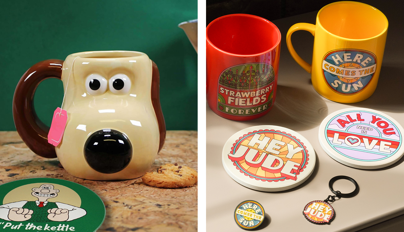 Half Moon Bay X Aardman Animations (Left) X The Beatles (Right)